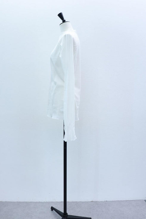 【VERSEAU DRY TULLE AIR】シアーシーム レイヤードチュールトップス