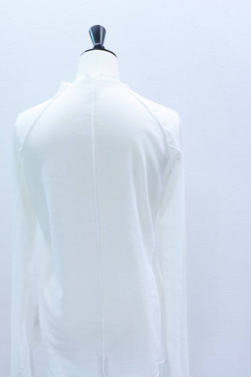 【VERSEAU DRY TULLE AIR】シアーシーム レイヤードチュールトップス