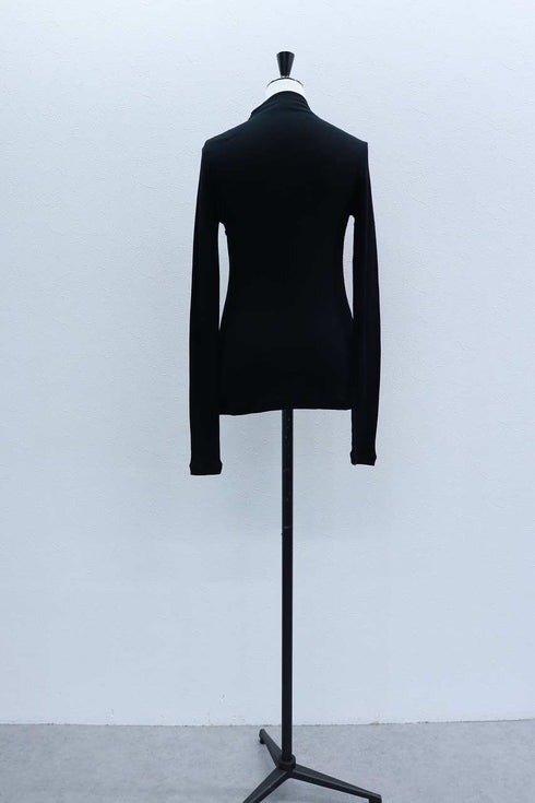 【VERSEAU SOFT COTTON RIB】アメリカンスリーブ スラッシュリブトップス