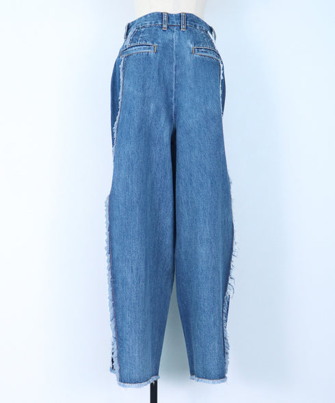 ライトオンスフリンジコクーンデニム