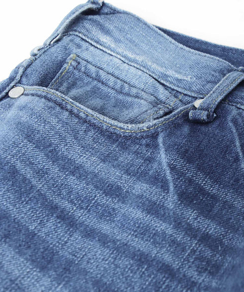 ストレートデニムパンツ