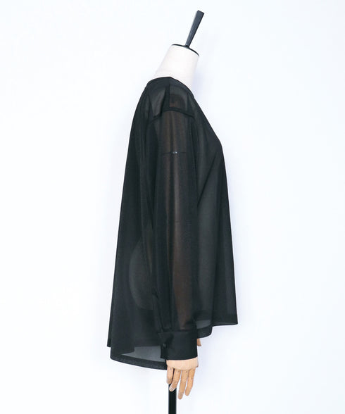 シアープルオーバーシャツ