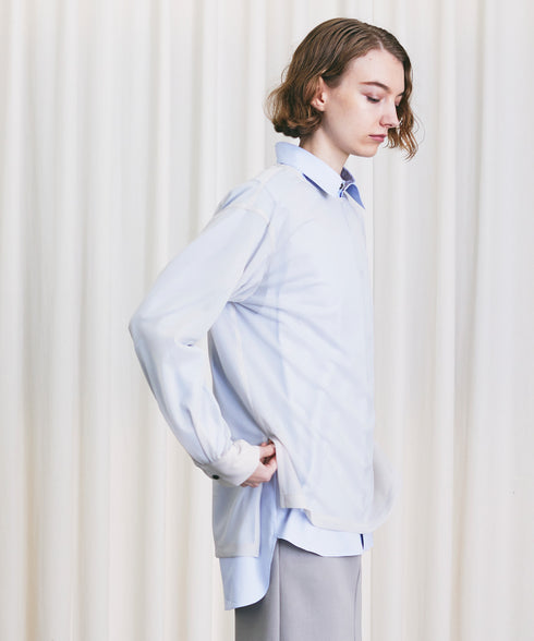 シアープルオーバーシャツ