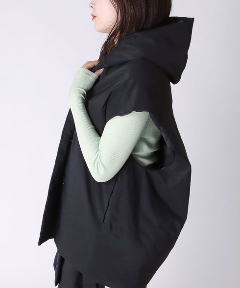 シャイニー中綿ショールジレ