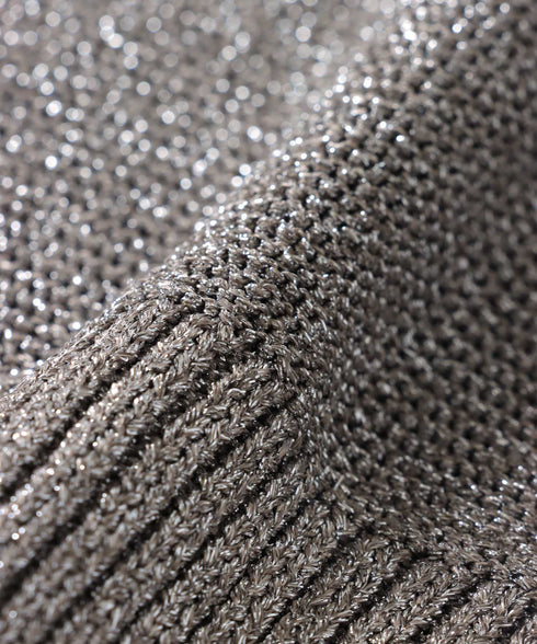 2WAYアシンメトリーラメニットジレ