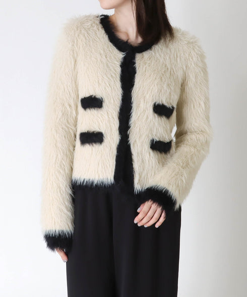 フェザーヤーンカーディガン