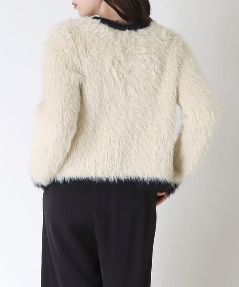 フェザーヤーンカーディガン