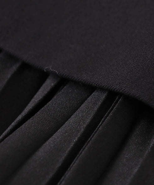 ハイウエストコルセットプリーツスカート