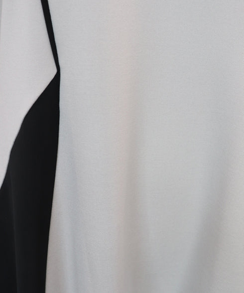 バルーンシルエット・コンビワンピース