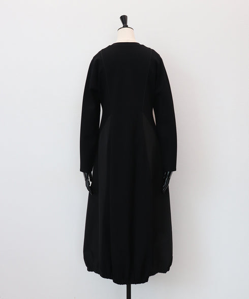 バルーンシルエット・コンビワンピース