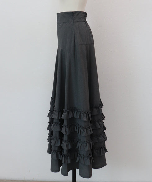 ギャザーフリル・ボリュームスカート