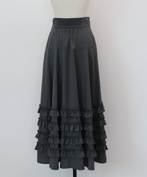 ギャザーフリル・ボリュームスカート