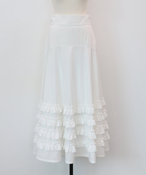 ギャザーフリル・ボリュームスカート