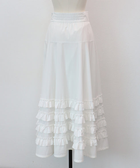 ギャザーフリル・ボリュームスカート