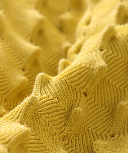 2WAYクロップドドラゴンニット