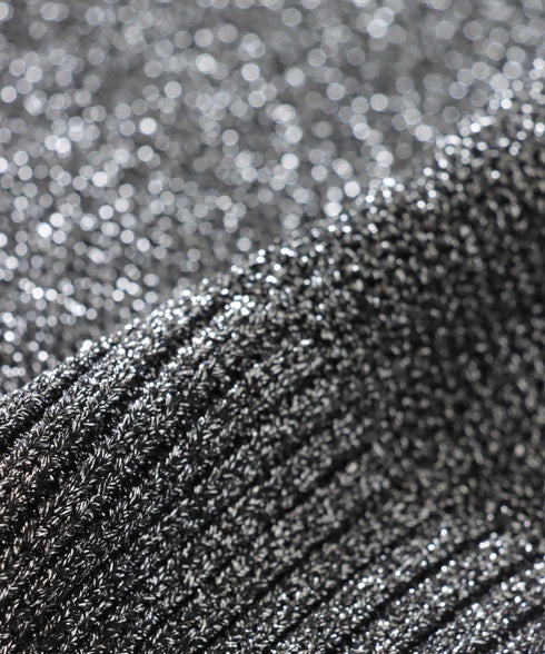 2WAYアシンメトリーラメニットジレ