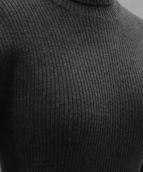 ウールカシミヤ リブタートル