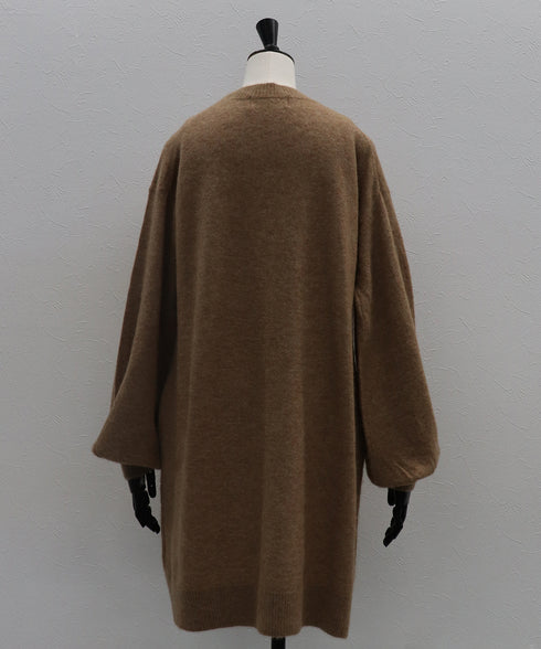 ビスチェ付きアルパカニットワンピース