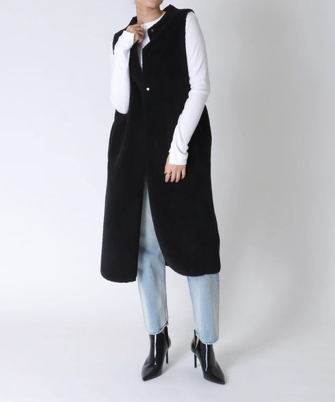 エコムートンロングジレ