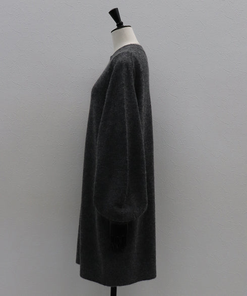 ビスチェ付きアルパカニットワンピース