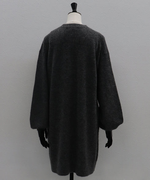 ビスチェ付きアルパカニットワンピース