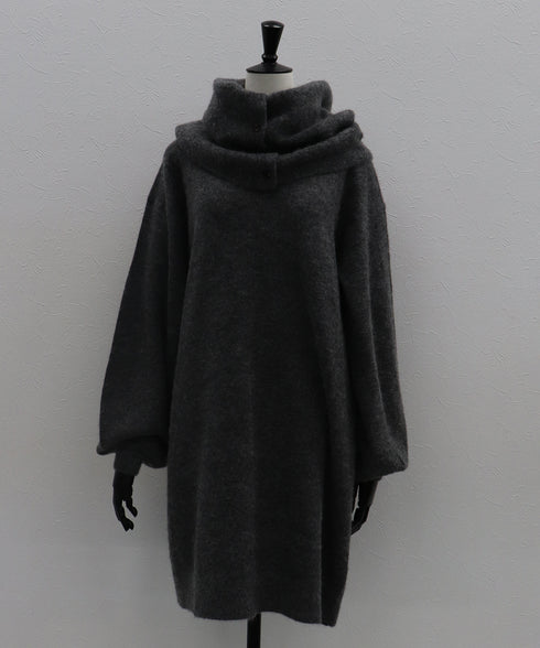 ビスチェ付きアルパカニットワンピース