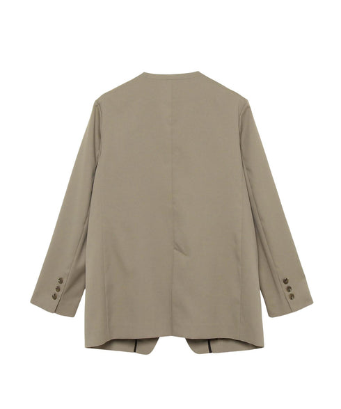 1釦ノーカラージャケット