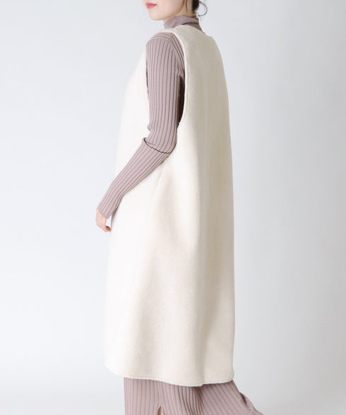 エコムートンロングジレ