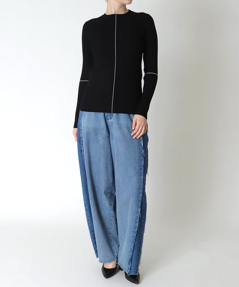 ラインリブニット