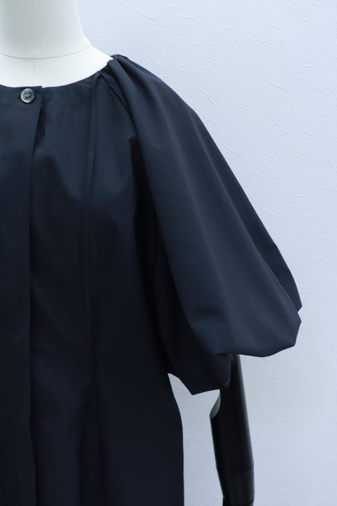 UVガードバルーンスリーブシャツドレス