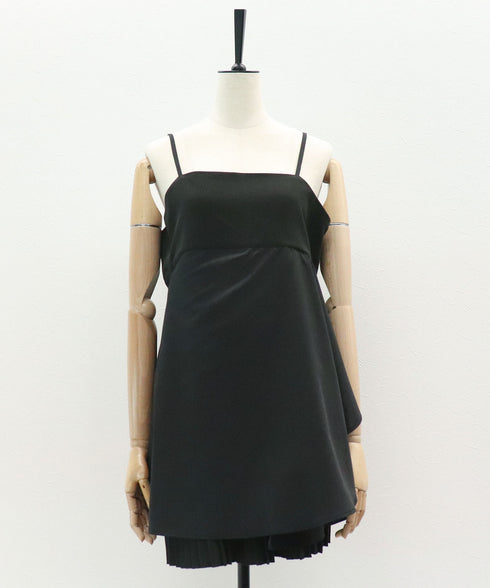 レイヤードプリーツキャミ