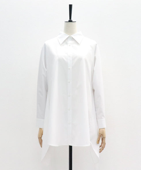 バックプリーツデザインシャツ