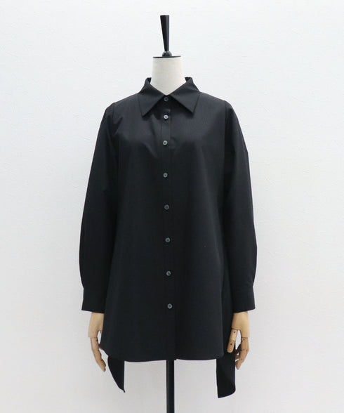バックプリーツデザインシャツ