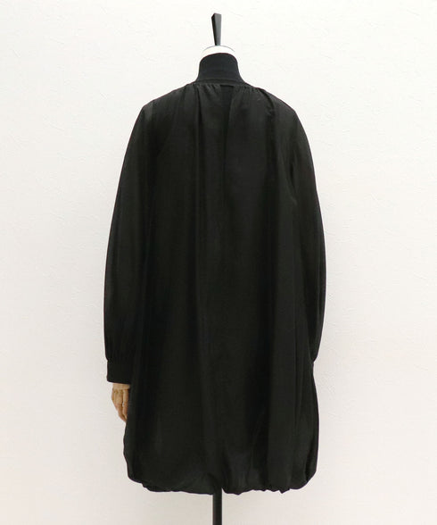 リバーシブルニットコンビバルーンワンピース