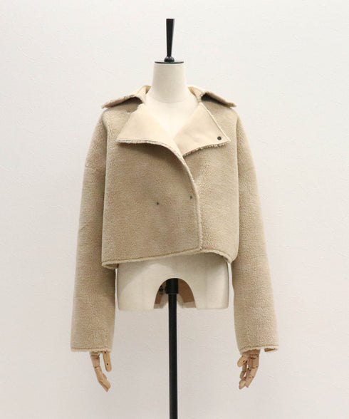 エコムートンリバーシブルショートジャケット