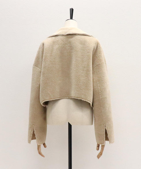 エコムートンリバーシブルショートジャケット