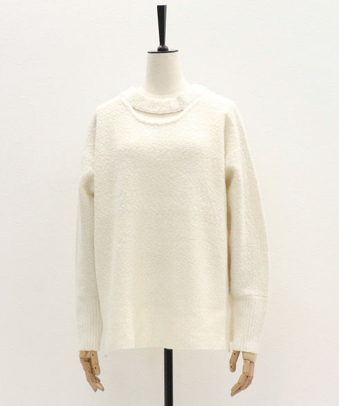 つぶつぶニットプルオーバー