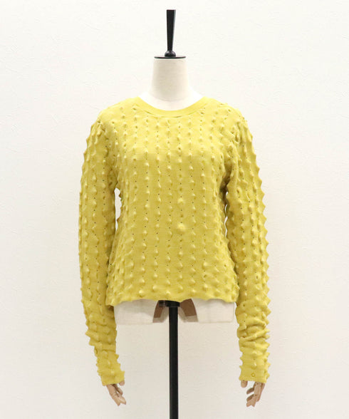 2WAYクロップドドラゴンニット