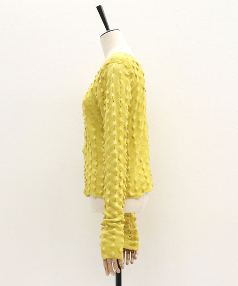 2WAYクロップドドラゴンニット