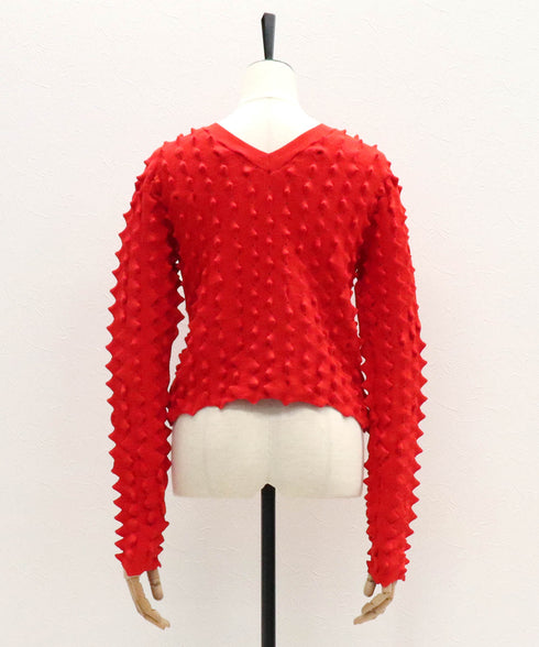 2WAYクロップドドラゴンニット