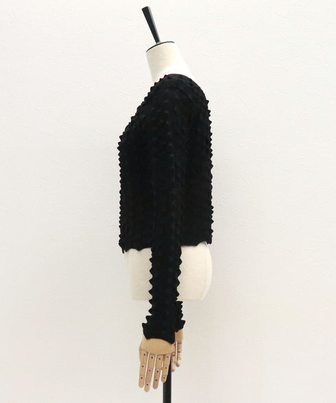 2WAYクロップドドラゴンニット