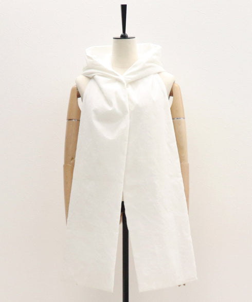 シャイニー中綿フード付きストール