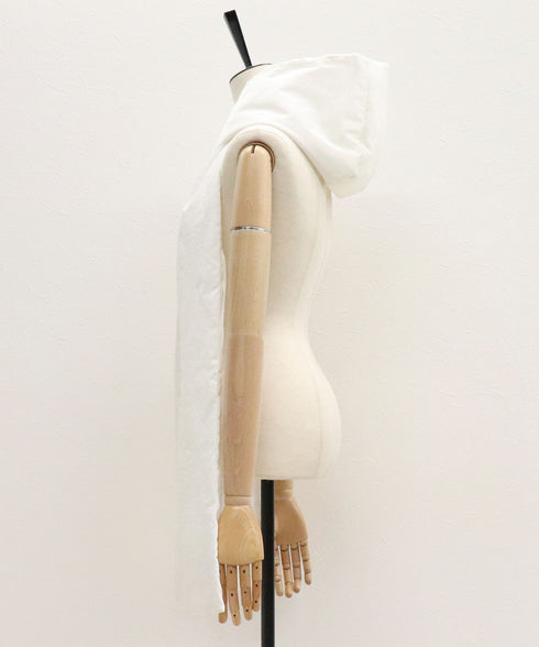 シャイニー中綿フード付きストール