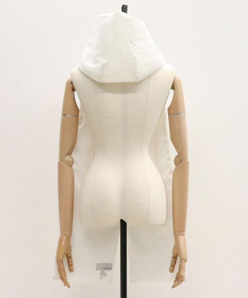 シャイニー中綿フード付きストール