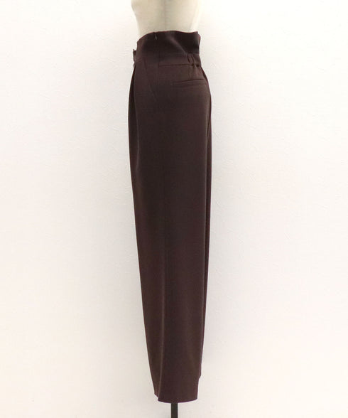 デザインハイウエストストレートパンツ