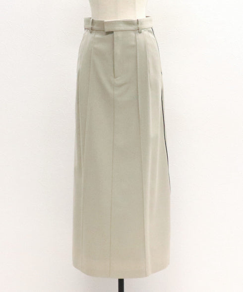 サイドラインピンタックナロースカート