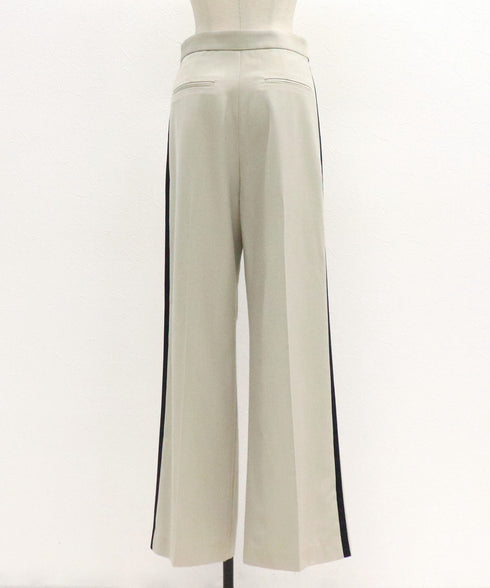 サイドラインベルテッドストレートパンツ