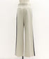 サイドラインベルテッドストレートパンツ