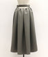 ヘビーサテンバックトレーンカットスカート