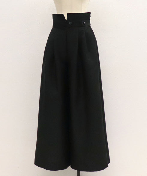 2WAYターンバックハイウエストワイドパンツ